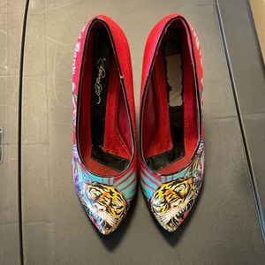 Ed Hardy Love Tiger Stiletto SZ 6